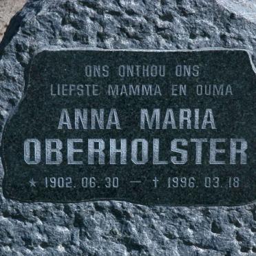 OBERHOLSTER Anna Maria 1902-1996