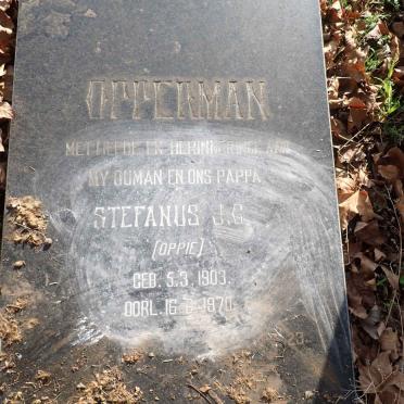 OPPERMAN Stefanus J.G. 1903-1970