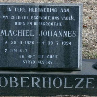 OBERHOLZER Machiel Johannes 1925-1994