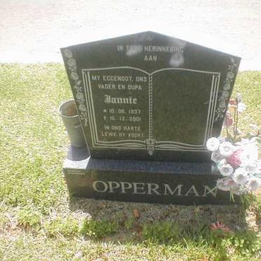 OPPERMAN Jannie 1937-2001