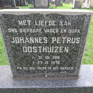OOSTHUIZEN Johannes Petrus 1916-1976