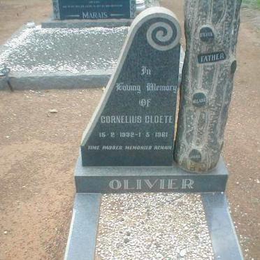 OLIVIER Cornelius Cloete 1932-1961
