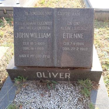 OLIVER John William 1909-1969 :: OLIVER Etienne 1966-1969