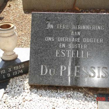 PLESSIS Estelle, du 1956-1974