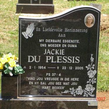PLESSIS Jackie, du 1954-2005