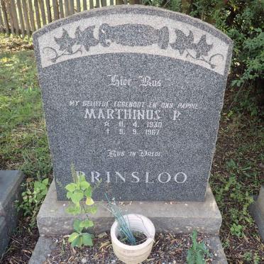 PRINSLOO Marthinus P. 1930-1967