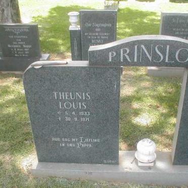 PRINSLOO Theunis Louis 1933-1971