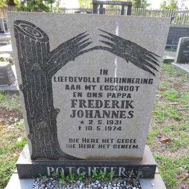 POTGIETER Frederik Johannes 1931-1974