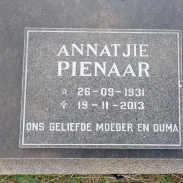 PIENAAR Annatjie 1931-2013