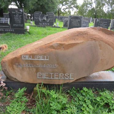 PIETERSE P.W.J. 1933-2015