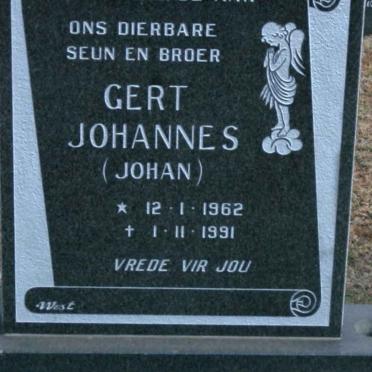 PRETORIUS Gert Johannes 1962-1991