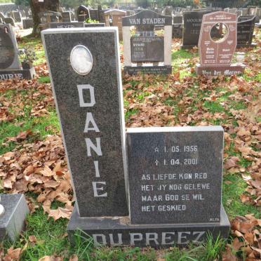 PREEZ Danie, du 1956-2001