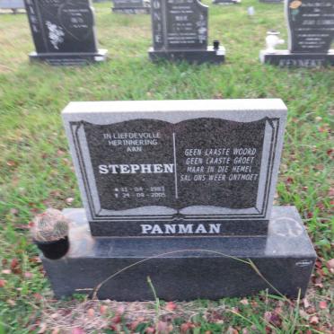 PANMAN Stephen 1983-2005