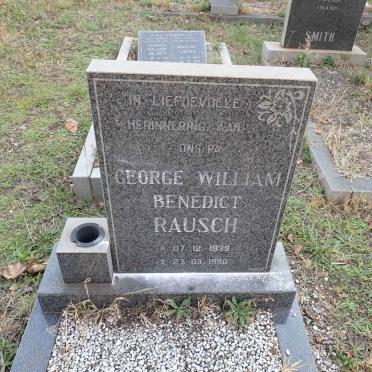 RAUSCH George William Benedict 1939-1990