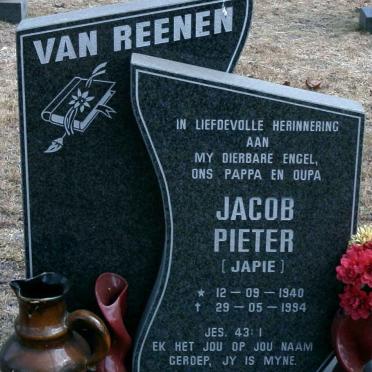 REENEN Jacob Pieter, van 1940-1994