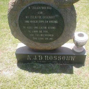 ROSSOUW A.J.D. 1907-1970