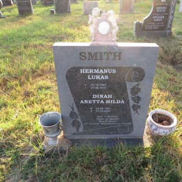 SMITH Hermanus Lukas 1943-1996 &amp; Dinah Anetta Hilda 1947-2020