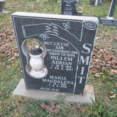 SMIT Willem Adrian 1914-1997 &amp; Maria Magdalena 1921-2012
