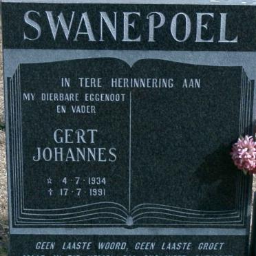 SWANEPOEL Gert Johannes 1934-1991
