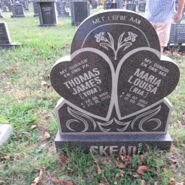 SKEAD Thomas James 1952-1995 &amp; Maria Louisa 1953-2015