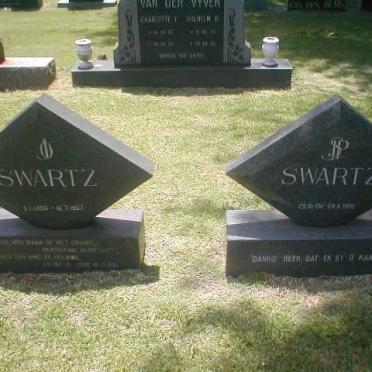 SWARTZ O.J. 1906-1967 &amp; J.S.P. 1911-1992