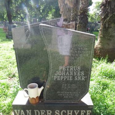 SCHYFF Petrus Johannes, van der 1952-2011