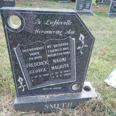 SMITH Frederick George 1941- &amp; Naomi Magrita 1947-2004