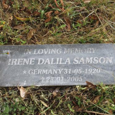 SAMSON Irene Dalila 1920-2005