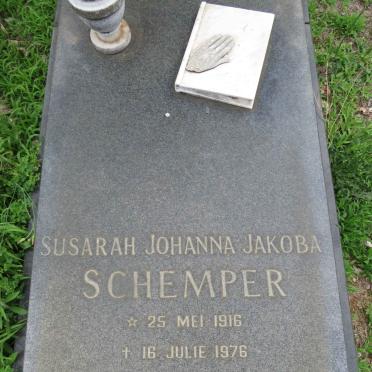 SCHEMPER Susarah Johanna Jakoba 1916-1976
