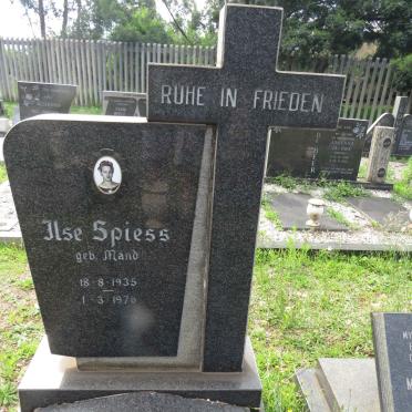 SPIESS Ilse nee MAND 1935-1976