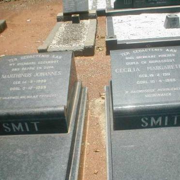 SMIT Marthinus Johannes 1908-1959 &amp; Cecilia Margaretha 1911-1988