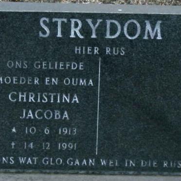 STRYDOM Christina Jacoba 1913-1991