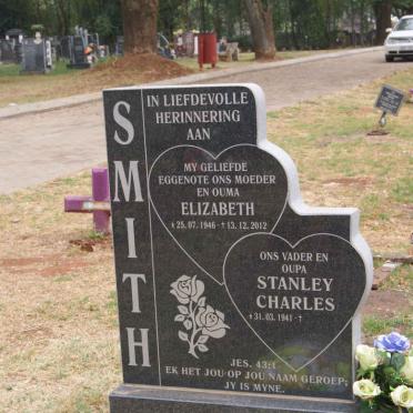 SMITH Stanley Charles 1941- &amp; Elizabeth 1946-2012