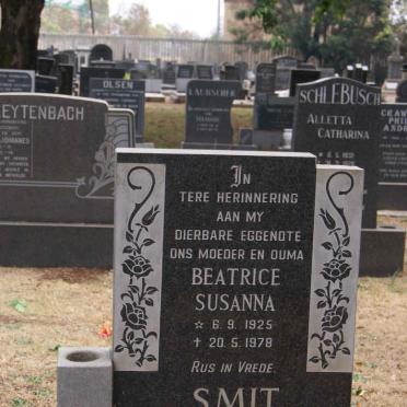 SMIT Beatrice Susanna 1925-1978