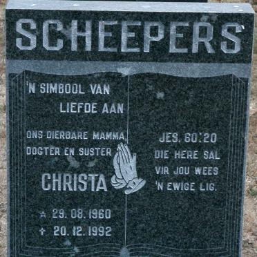 SCHEEPERS Christa 1960-1992