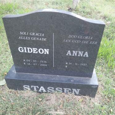 STASSEN Gideon 1936-2004 &amp; Anna 1937-