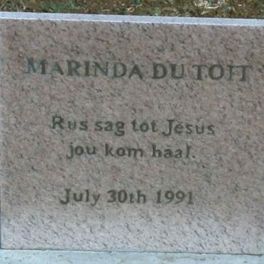 TOIT Marinda, du -1991