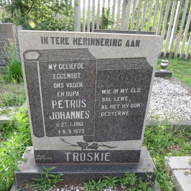 TROSKIE Petrus Johannes 1910-1975