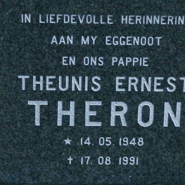 THERON Theunis Ernest 1948-1991