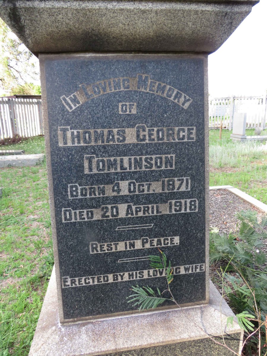 TOMLINSON Thomas George 1871-1918 _2