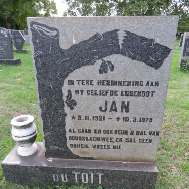 TOIT Jan, du 1921-1975