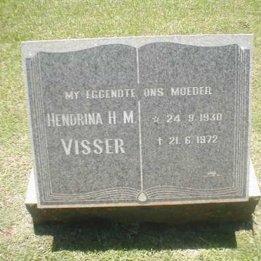 VISSER Hendrina H.M. 1930-1972