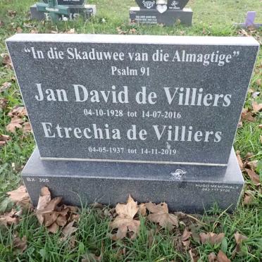 VILLIERS Jan David, de 1928-2016 &amp; Etrechia 1937-2019