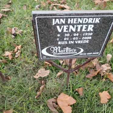 VENTER Jan Hendrik 1930-2008