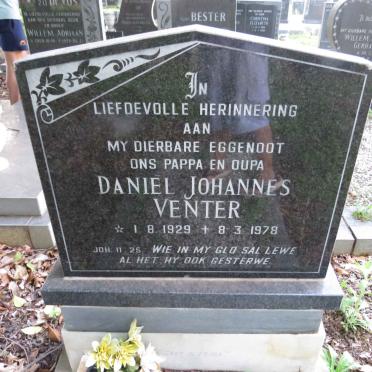 VENTER Daniel Johannes 1929-1978