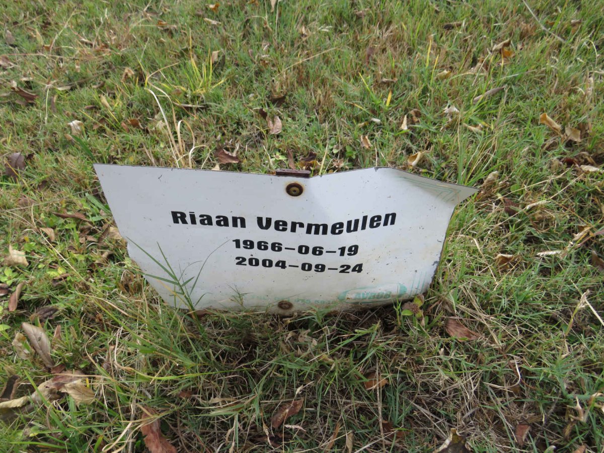 VERMEULEN Riaan 1966-2004