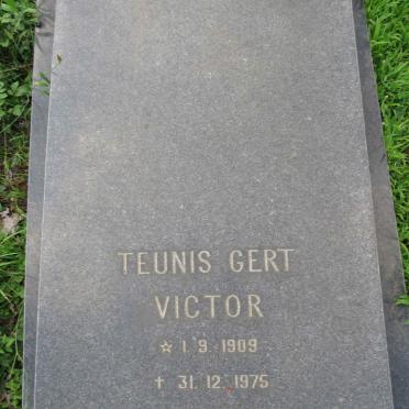 VICTOR Teunis Gert 1909-1975