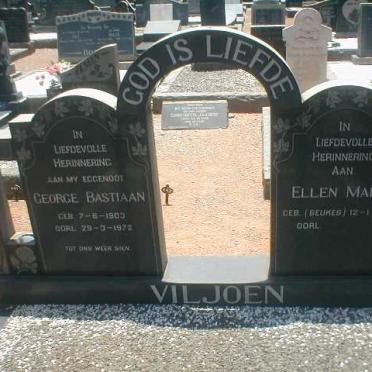 VILJOEN George Bastiaan 1903-1972 &amp; Ellen Maria BEUKES 1928-
