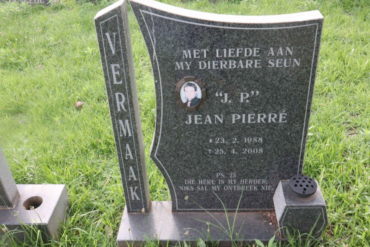 VERMAAK Jean Pierré 1988-2008