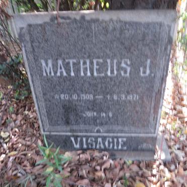 VISAGIE Matheus J. 1909-1971